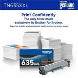 Brother Original Super High Yield Laser Toner Cartridge, Black, 7,500 pages (BRTTN635XXLBK) Each