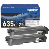 Brother TN635XL2PK Original High Yield Laser Toner Cartridge, Black, Twin-pack, 11000 pages, 2/Pack (BRTTN635XL2PK) Pack of 2