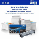 Brother TN635BK Original Standard Yield Laser Toner Cartridge, 3000 Pages, Black (BRTTN635BK) Each