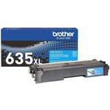 Brother Original High Yield Laser Toner Cartridge, 4500 pages, Cyan (BRTTN635XLC) Each