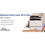 Brother MFC-L8730CDW Wired & Wireless Laser Multifunction Printer (BRTMFCL8730CDW) Each