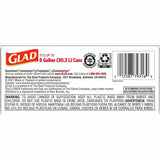 Glad Medium Drawstring Trash Bags with Clorox, Lemon Fresh Bleach, 8 gal, 26/Box, 6/Carton (CLO79316CT) Case of 600