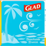 Glad OdorShield Drawstring Trash Bags, Febreze Beachside Breeze, 4 gal, 80/Box, 30/Carton (CLO79155CT) Case of 30