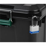 Remington Heavy-Duty Storage Container, External Dimensions: 30" x 16" x 15.3", 75 lb, Black, Green (IRS296005) Each