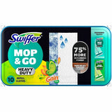 Swiffer Sweeper Heavy Duty Mop Cloths, Gain Original Scent, Blue, 10 Cloths/Pack, 6/Carton (PGC76471CT) Case of 6