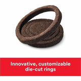 Scotch Custom-Fit Felt Pads, Brown, 1Each (MMMSP882NA) Each