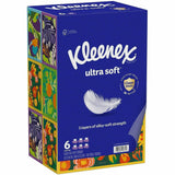 Kleenex Ultra Soft Tissues, 3 Ply, White, 6/Pack (KCC54317) Pack of 5