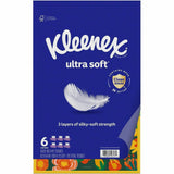 Kleenex Ultra Soft Tissues, 3 Ply, White, 6/Pack (KCC54317) Pack of 5