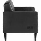 Lorell Clarke Series Loveseat with Antimicrobial Upholstery and Power, 53.2" x 29.8" x 31" Overall Dimension (LLR86951) Each