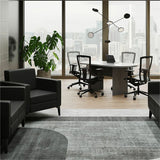 Lorell Clarke Series Club Chair with Antimicrobial Upholstery and Power, Black (LLR86952) Each