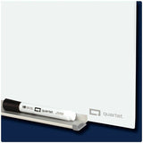 Quartet InvisaMount Anti-Glare Dry-Erase Board, 48" (4 ft) Width x 36" (3 ft) Height, White Glass Surface, Magnetic (QRTQ14735F01IMW) Each