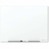 Quartet InvisaMount Anti-Glare Dry-Erase Board, 48" (4 ft) Width x 36" (3 ft) Height, White Glass Surface, Magnetic (QRTQ14735F01IMW) Each