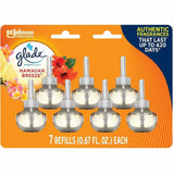 Glade PlugIns Scented Oil, 4.6 fl oz, Hawaiian Breeze, 7 Refills/Pack, 5/Carton (SJN350767CT) Case of 5