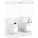 Mind Reader Double Cereal Dispenser, White, Food, Food Storage, Storing (EMSCEREALD2WHT) Each