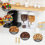 Mind Reader Double Cereal Dispenser, White, Food, Food Storage, Storing (EMSCEREALD2WHT) Each