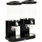 Mind Reader Double Cereal Dispenser, Black, Food, Food Storage, Storing (EMSCEREALD2BLK) Each
