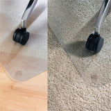 Floortex Cleartex Unomat Chair Mat, Clear, Hard Floor, Commercial, Low Pile, Carpet, Chair (FLRNRCMFLPD0004) Each