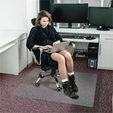 Floortex Cleartex Evolutionmat Chair Mat, Clear, Carpet, Hard Floor, Floor, Rectangular, Plastic, Polymer (FLRNRCMFLPD0001) Each