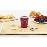 Solo 12 oz Bistro Design Disposable Paper Cups, 12 fl oz, Maroon, Beverage, Hot Drink, Cold Drink, Coffee, Tea, Cocoa, 50/Pack (SCC412SIN0041) Pack of 50