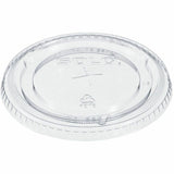 Dart 12-24 oz PET Plastic Straw-Slotted Lid, 100/Pack, 10/Carton (SCC626TS) Case of 1000
