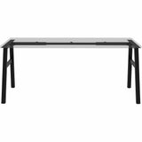 Lorell Table Base, Powder Coated A-shaped, Black Base, 28.50" Height x 71.60" Width x 23.20" Depth (LLR16286) Each