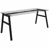Lorell Table Base, Powder Coated A-shaped, Black Base, 28.50" Height x 71.60" Width x 29.10" Depth (LLR16287) Each