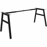 Lorell Table Base, Powder Coated A-shaped, Black Base, 28.50" Height x 71.60" Width x 29.10" Depth (LLR16287) Each