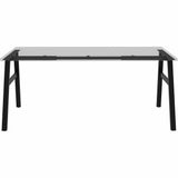 Lorell Table Base, Powder Coated A-shaped, Black Base, 28.50" Height x 71.60" Width x 29.10" Depth (LLR16287) Each