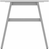 Lorell Table Base, Powder Coated A-shaped, Silver Base, 28.50" Height x 71.60" Width x 29.10" Depth (LLR16290) Each