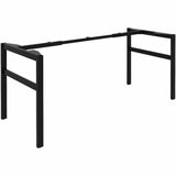 Lorell Table Base, Powder Coated H-shaped, Black Base, 28.50" Height x 71.60" Width x 29.10" Depth (LLR16281) Each