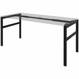 Lorell Table Base, Powder Coated H-shaped, Black Base, 28.50" Height x 71.60" Width x 29.10" Depth (LLR16281) Each