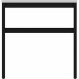 Lorell Table Base, Powder Coated H-shaped, Black Base, 28.50" Height x 71.60" Width x 29.10" Depth (LLR16281) Each