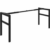 Lorell Table Base, Powder Coated H-shaped, Black Base, 28.50" Height x 71.60" Width x 23.20" Depth (LLR16280) Each