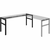 Lorell Table Base, Powder Coated H-shaped, Black Base, 28.50" Height x 71.60" Width x 23.20" Depth (LLR16280) Each