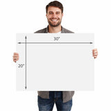 Geographics Royal Brites Foam Poster Board, 20" x 30" x 180 mil Thickness, White, 10/Carton (GEO26831) Case of 10