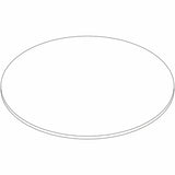 Lorell Essentials Hospitality/Conference 48" Round Table Top, Modern Elm (LLR66361) Each