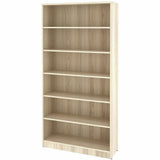 Lorell Sturdy 6-Shelf Bookcase, Modern Elm (LLR66343) Each