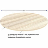 Lorell Essentials Hospitality/Conference 42" Round Table Top, Modern Elm (LLR66362) Each