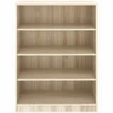 Lorell Sturdy 4-Shelf Bookcase, Modern Elm (LLR66341) Each