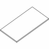 Lorell Multi-Purpose Tabletop, Laminated Rectangle Top, 30" w x 60" d x 1" Thickness, 1" h, Modern Elm (LLR66353) Each