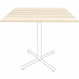 Lorell Essentials Hospitality/Conference 42" Square Table Top, Modern Elm (LLR66364) Each