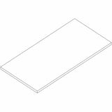 Lorell Multi-Purpose Tabletop, Laminated Rectangle Top, 24" w x 48" d x 1" Thickness, 1" h, Modern Elm (LLR66355) Each