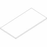 Lorell Multi-Purpose Tabletop, Laminated Rectangle Top, 24" w x 60" d x 1" Thickness, 1" h, Modern Elm (LLR66354) Each