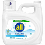 all Free Clear Liquid Laundry Detergent,, 118 fl oz (3.7 quart) (DIA47463EA) Each