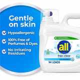 all Free Clear Liquid Laundry Detergent,, 118 fl oz (3.7 quart) (DIA47463EA) Each