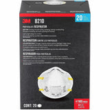 3M Safety Mask, White (MMM8210CT) Case of 8