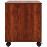Lorell 2-Drawer Mobile File Cabinet, Cherry (LLR16239) Each
