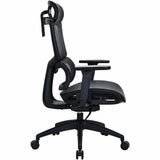 Lorell Ripley All-Mesh High-Back Chair with Articulating Lumbar Support, Black (LLR63200) Each