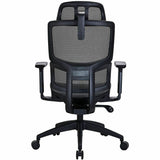 Lorell Ripley All-Mesh High-Back Chair with Articulating Lumbar Support, Black (LLR63200) Each