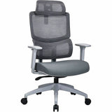 Lorell Ripley High Mesh-Back Chair with Articulating Lumbar Support, Gray (LLR63203) Each